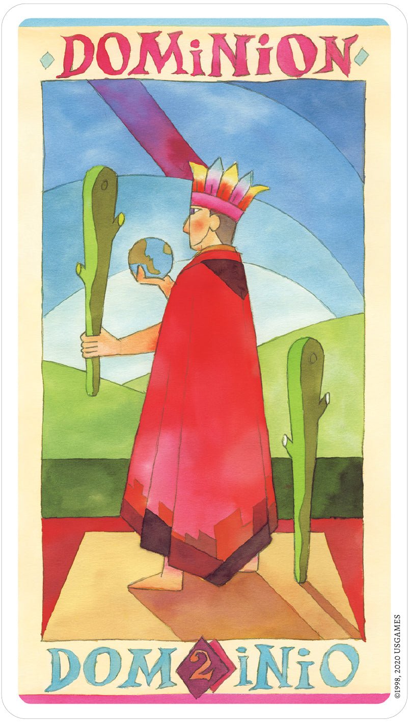 Napo Tarot card celebrating the deck's unique visual language — Eternal Spirit