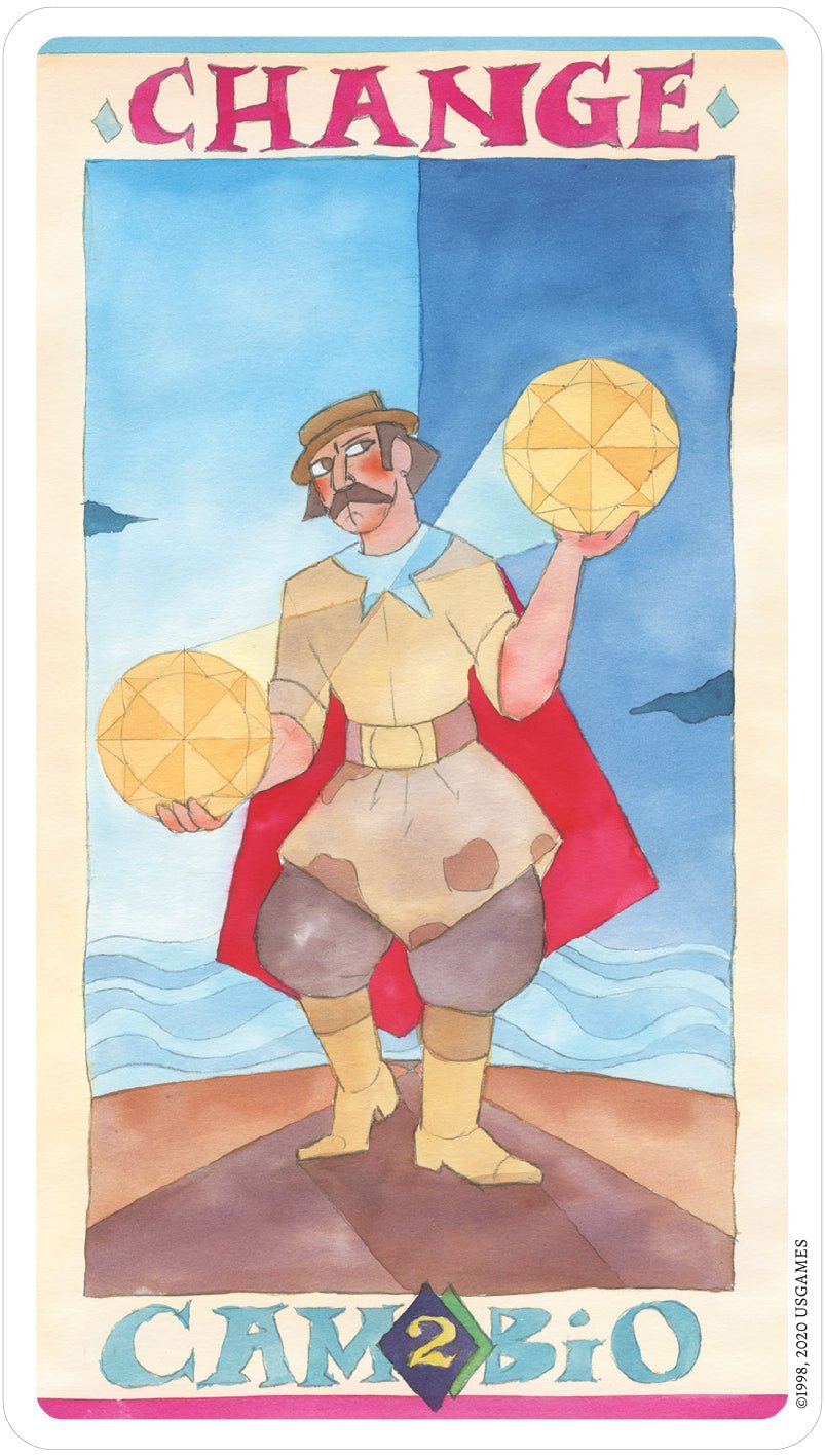 Napo Tarot card revealing the deck's mystical artwork — Eternal Spirit