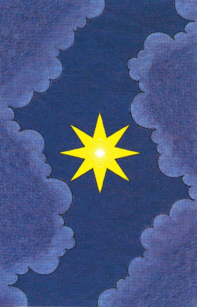 Universal Waite Pocket Tarot card demonstrating the deck's inspired artistry — Eternal Spirit
