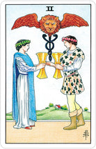 Universal Waite Pocket Tarot card portraying the deck's otherworldly aesthetic — Eternal Spirit