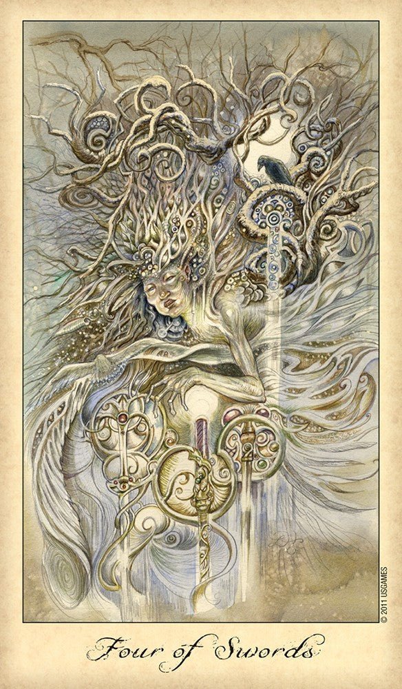 Ghosts and Spirits Tarot card exhibiting the deck's transformative card art — Eternal Spirit