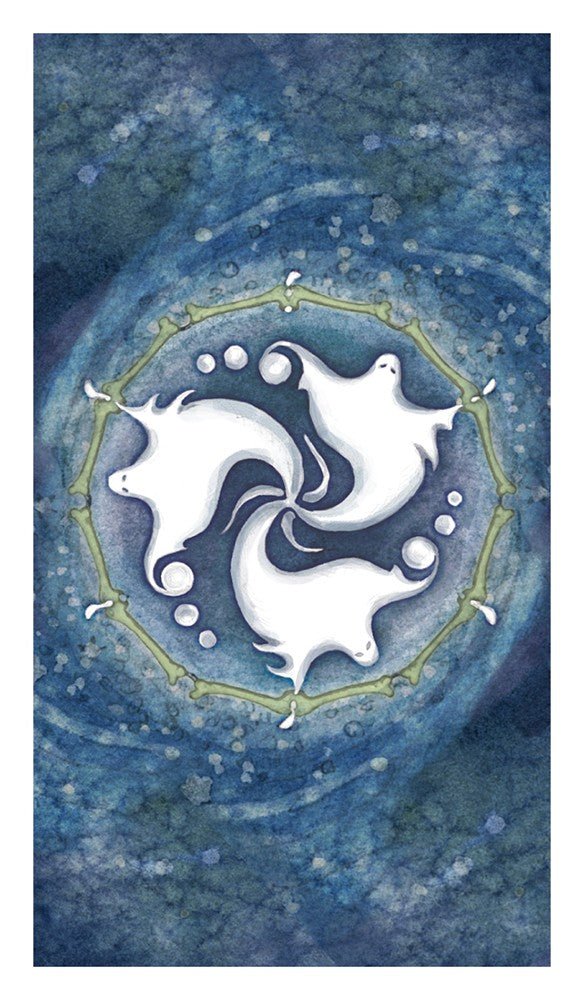 Ghosts and Spirits Tarot card revealing the deck's mystical artwork — Eternal Spirit