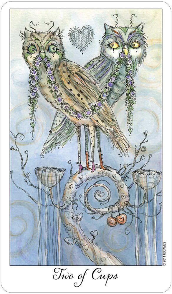 Joie De Vivre Tarot card presenting the deck's visionary illustrations — Eternal Spirit