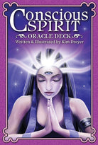 Conscious Spirit Oracle box with woman's face and cosmic eye by Kim Dreyer — Eternal Spirit
