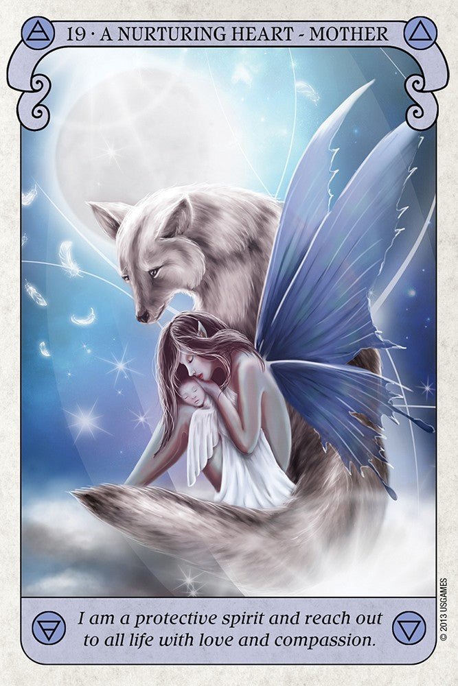 Conscious Spirit Oracle card sharing the deck's luminous illustration style — Eternal Spirit