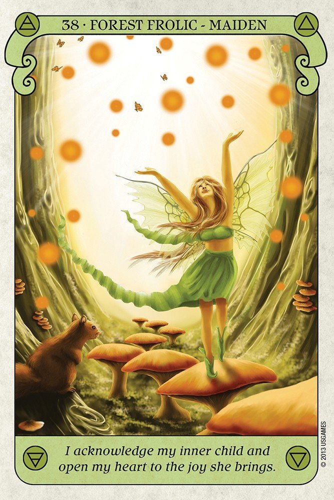 Conscious Spirit Oracle card reflecting the deck's transcendent artwork — Eternal Spirit