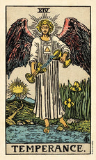 The Smith-Waite Centennial Tarot card illuminating the deck's rich colour palette — Eternal Spirit