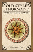 Fortune-Telling Booklet cover with compass rose, Old Style Lenormand — Eternal Spirit
