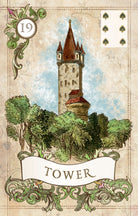 Old Style Lenormand card showcasing the deck's evocative imagery — Eternal Spirit