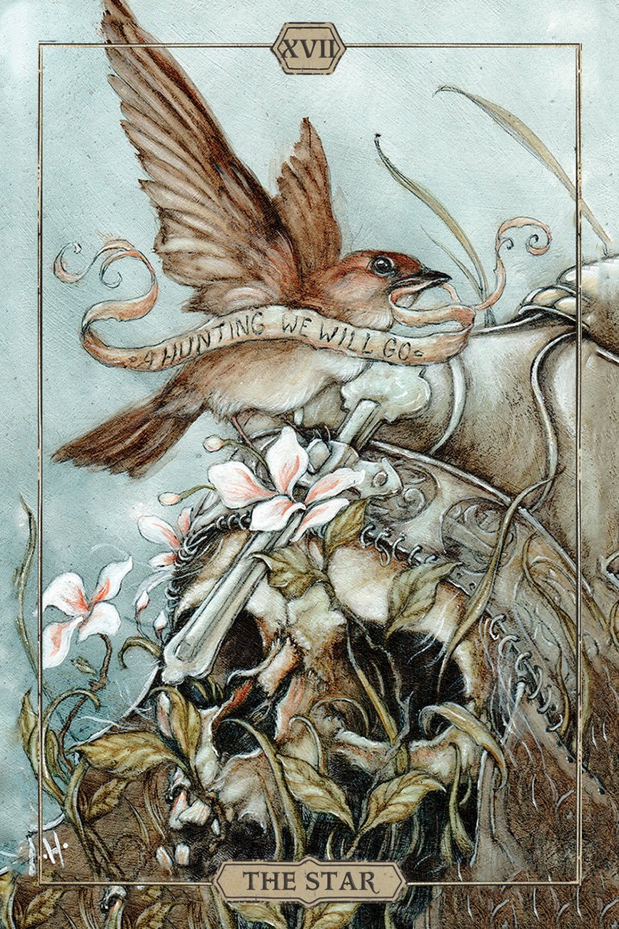 Hush Tarot card exhibiting the deck's transformative card art — Eternal Spirit