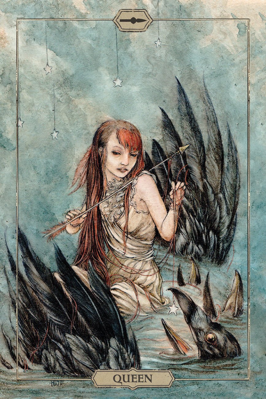 Hush Tarot card celebrating the deck's unique visual language — Eternal Spirit
