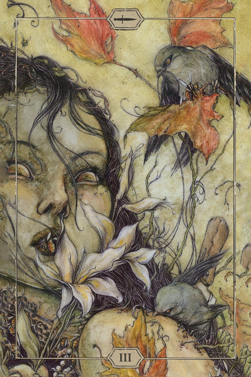 Hush Tarot card featuring the deck's enchanting card art — Eternal Spirit