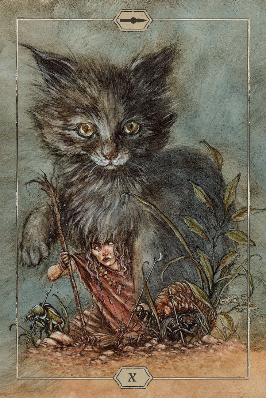 Hush Tarot card exploring the deck's contemplative imagery — Eternal Spirit