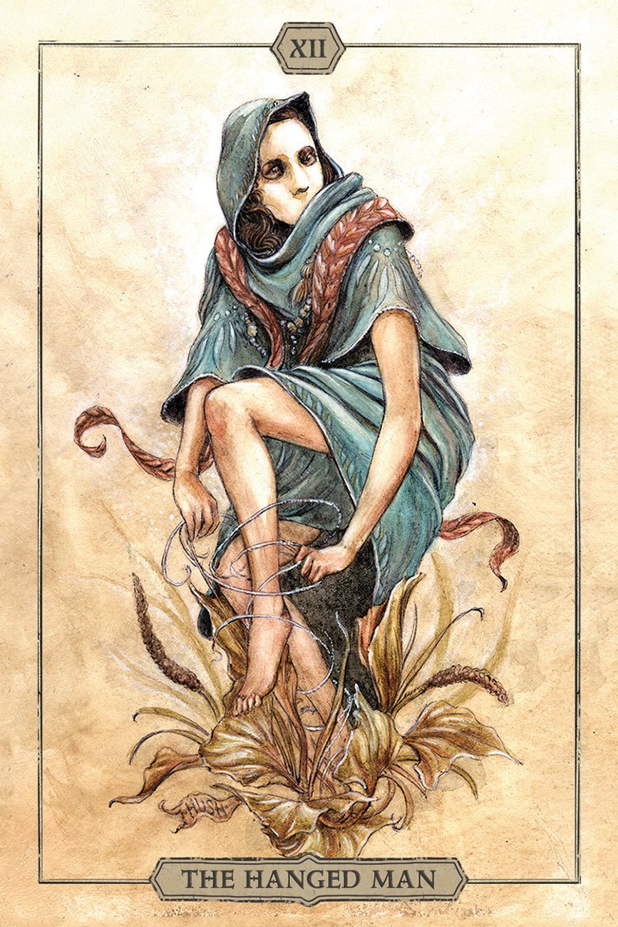 Hush Tarot card reflecting the deck's transcendent artwork — Eternal Spirit