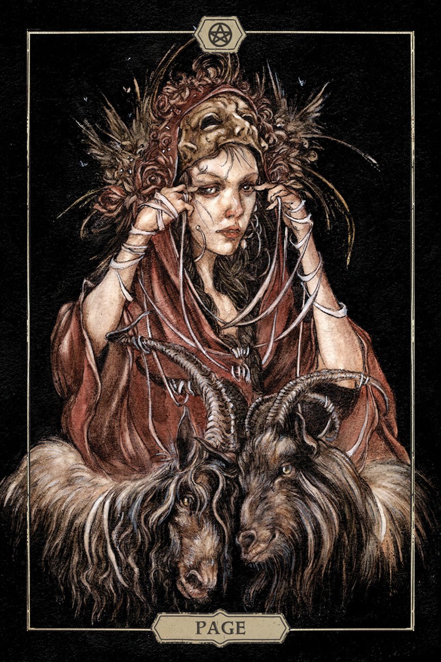 Hush Tarot card portraying the deck's otherworldly aesthetic — Eternal Spirit