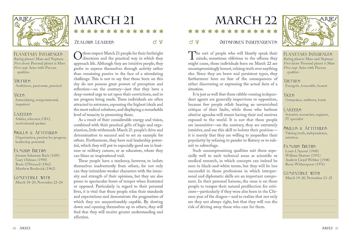 interior preview 5 of Complete Book of Birthdays, The (Gift Edition) — Eternal Spirit