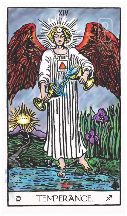The Weiser Tarot card capturing the deck's intuitive artistry — Eternal Spirit