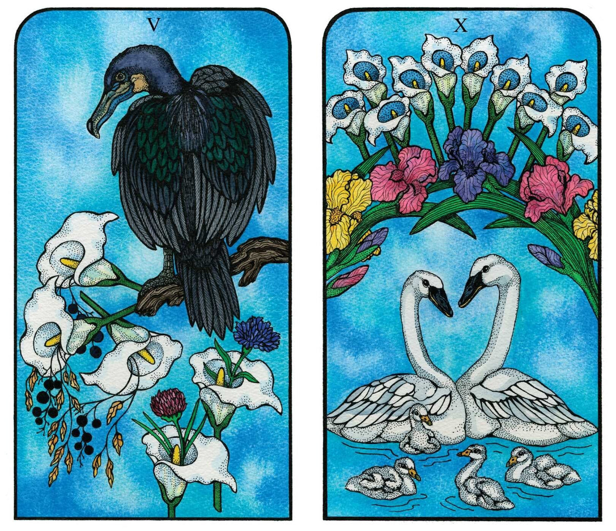 Nature Spirit Tarot card presenting the deck's visionary illustrations — Eternal Spirit
