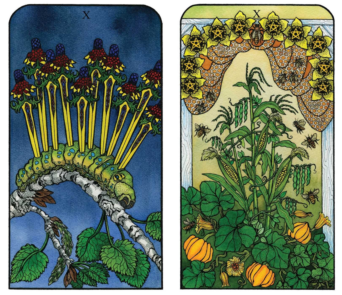 Nature Spirit Tarot card illuminating the deck's rich colour palette — Eternal Spirit