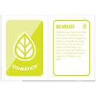Kindness Cards for Kids deck, Be Honest card with green leaf design and gentle kindness message — Eternal Spirit