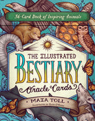 The Illustrated Bestiary Oracle Cards box with creature art by Maza Toll — Eternal Spirit