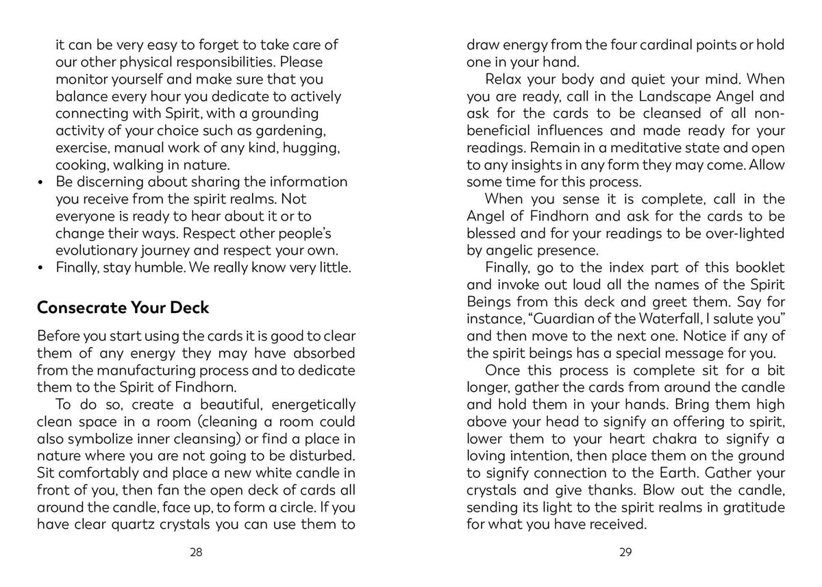 Findhorn Spirit Oracle card highlighting the deck's symbolic art — Eternal Spirit