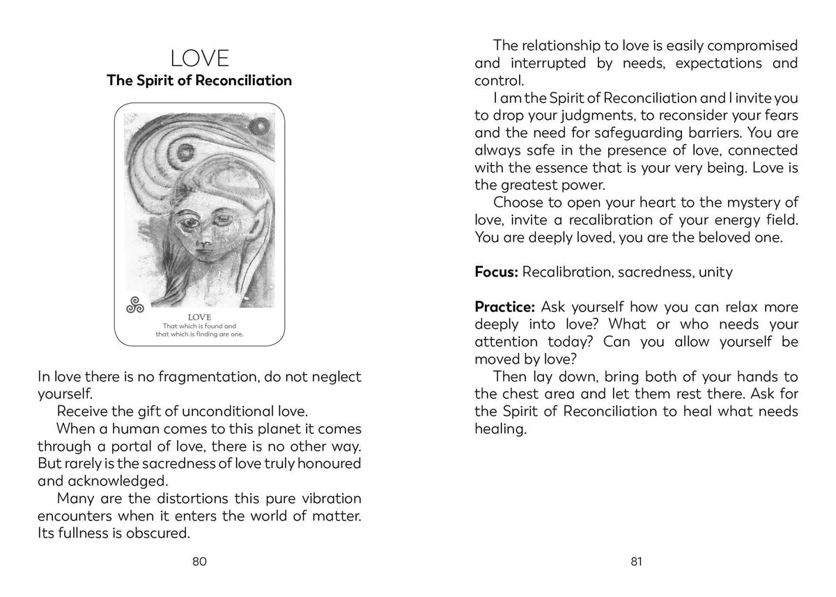 Findhorn Spirit Oracle card capturing the deck's intuitive artistry — Eternal Spirit