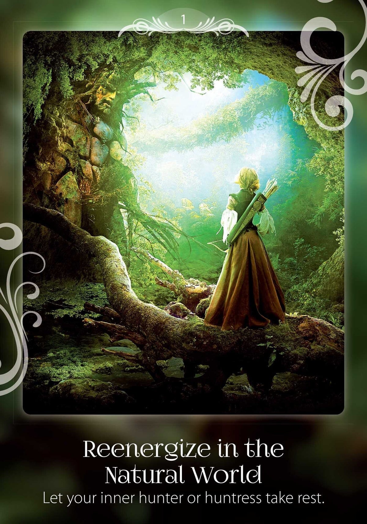 Soul Helper Oracle card displaying the deck's hand-painted illustrations — Eternal Spirit
