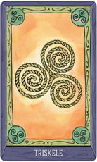 Oracle of Ascendance card portraying the deck's otherworldly aesthetic — Eternal Spirit