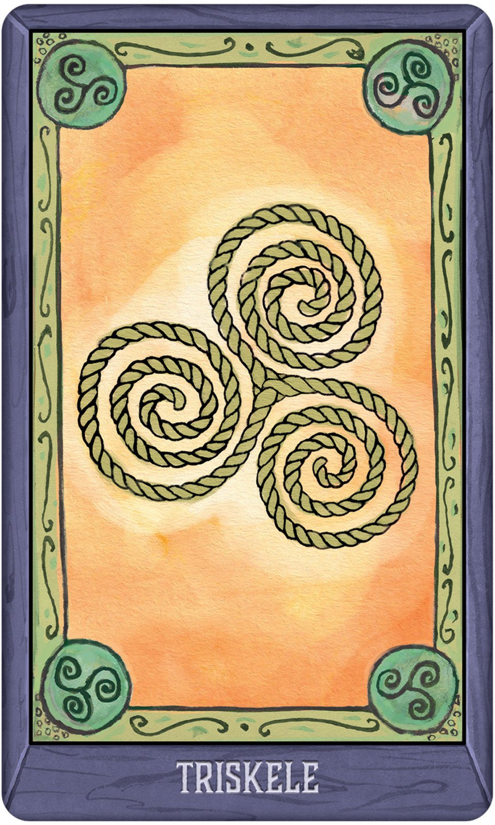 Oracle of Ascendance card portraying the deck's otherworldly aesthetic — Eternal Spirit