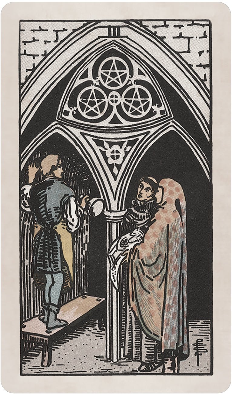 Sample card from the Pamela Colman Smith's RWS Tarot tarot deck — Eternal Spirit