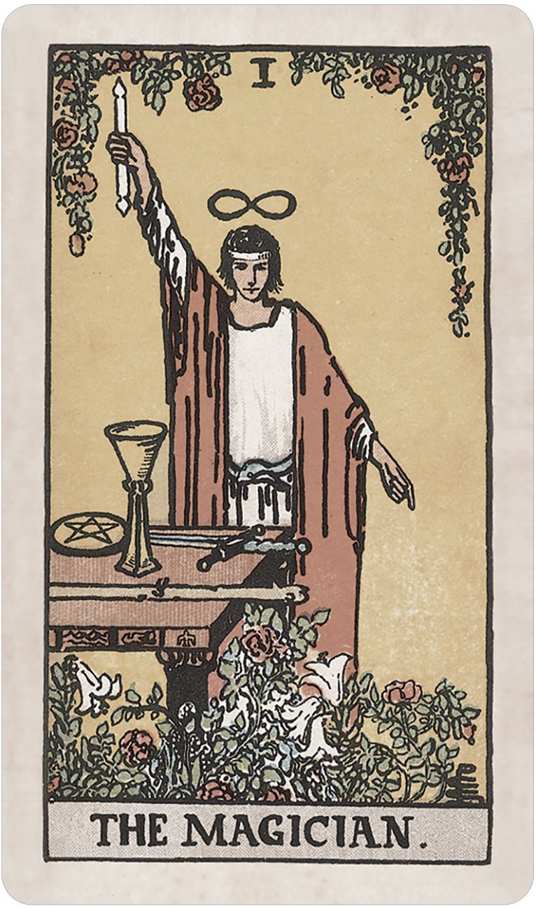 Pamela Colman Smith's RWS Tarot card reflecting the deck's transcendent artwork — Eternal Spirit