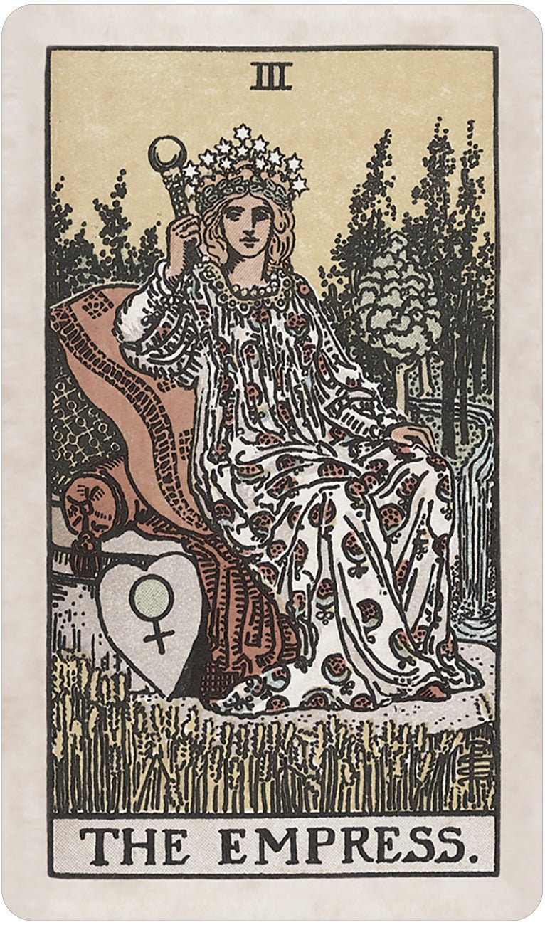 Pamela Colman Smith's RWS Tarot card revealing the deck's deeply layered symbolism — Eternal Spirit