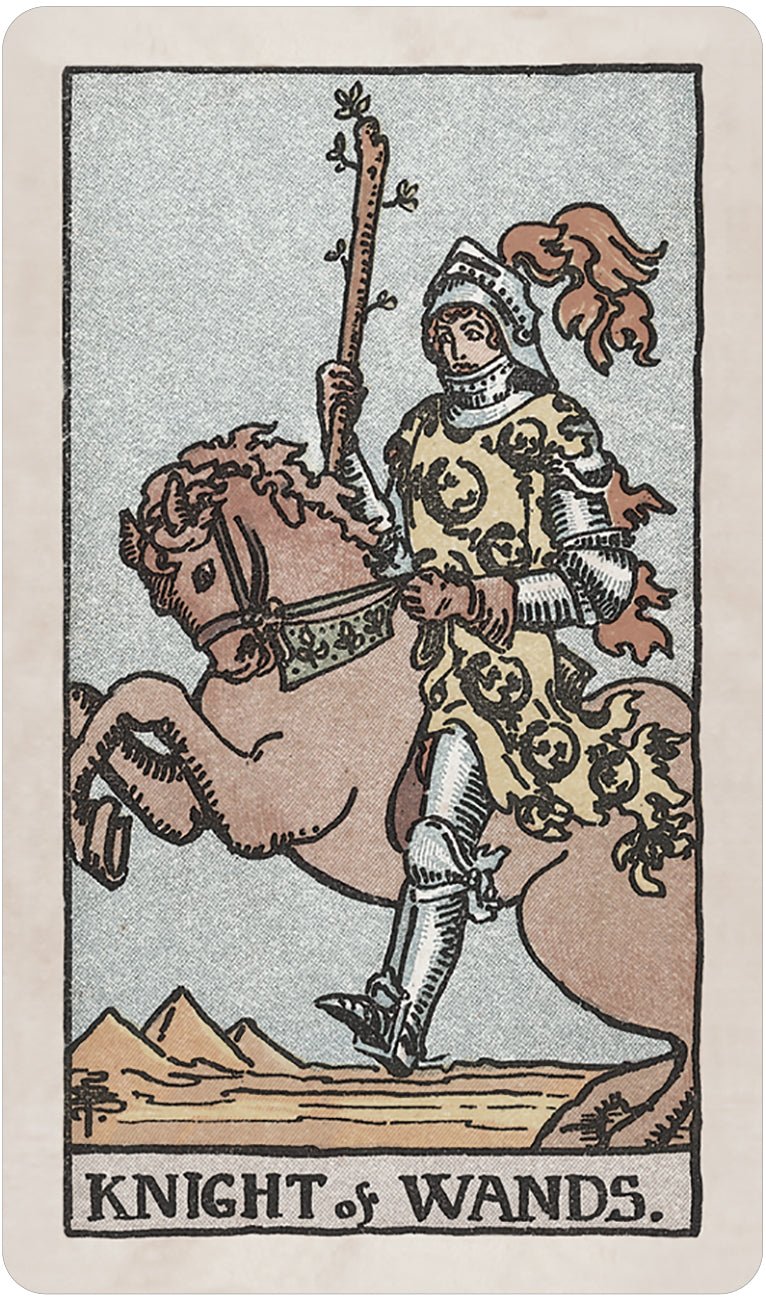 Pamela Colman Smith's RWS Tarot card exhibiting the deck's transformative card art — Eternal Spirit
