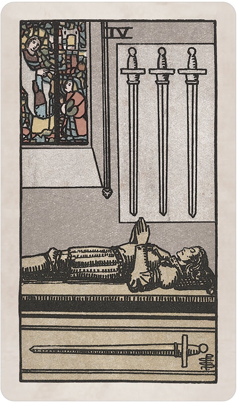 Pamela Colman Smith's RWS Tarot card revealing the deck's mystical artwork — Eternal Spirit