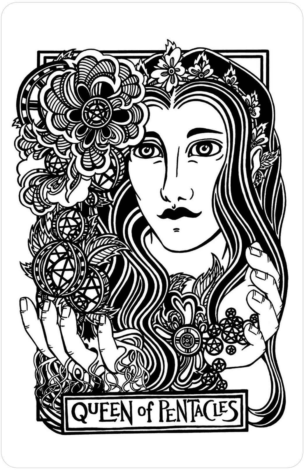Hearts & Hands Tarot card displaying the deck's hand-painted illustrations — Eternal Spirit