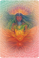 Infinite Wisdom of the Chakras Oracle card exhibiting the deck's transformative card art — Eternal Spirit