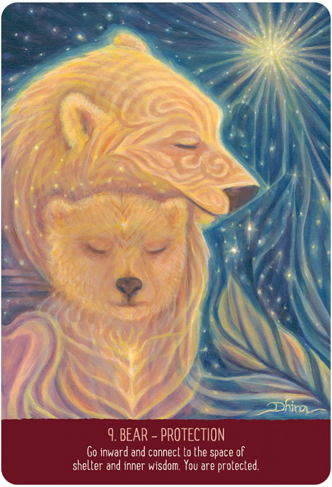 Infinite Wisdom of the Chakras Oracle card exploring the deck's contemplative imagery — Eternal Spirit