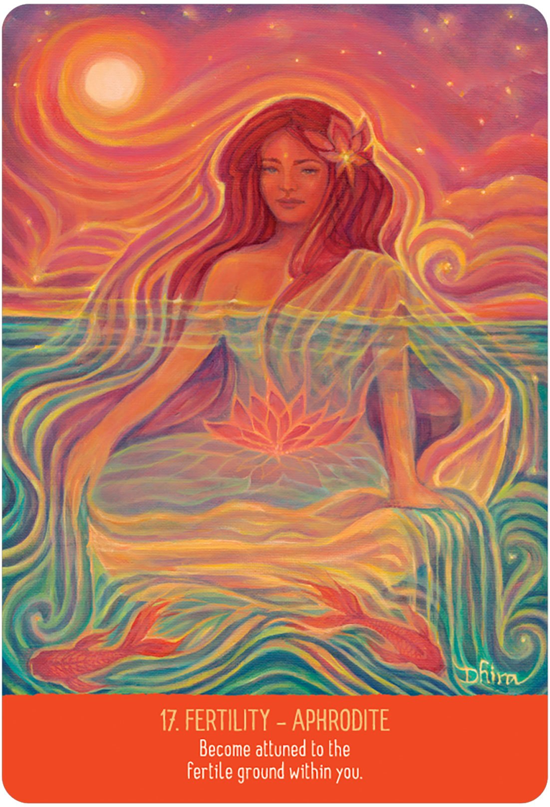 Infinite Wisdom of the Chakras Oracle card sharing the deck's luminous illustration style — Eternal Spirit