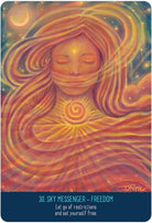 Infinite Wisdom of the Chakras Oracle card revealing the deck's deeply layered symbolism — Eternal Spirit
