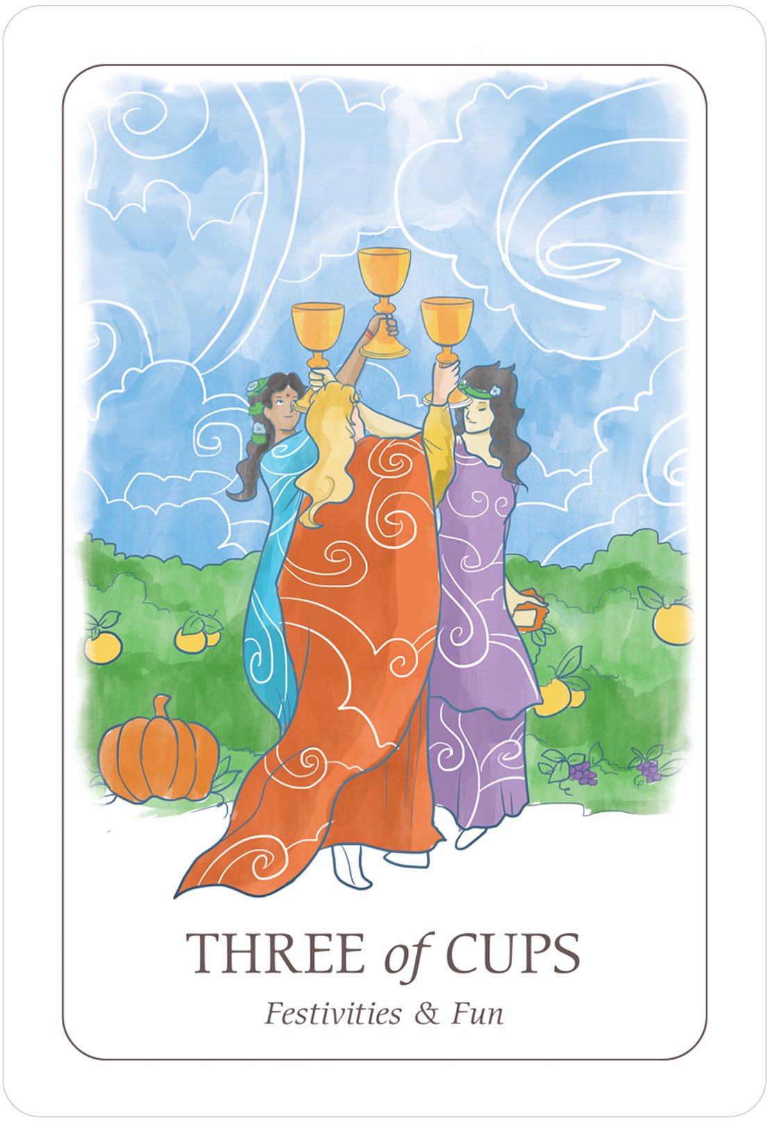 Simplicity Tarot card demonstrating the deck's inspired artistry — Eternal Spirit