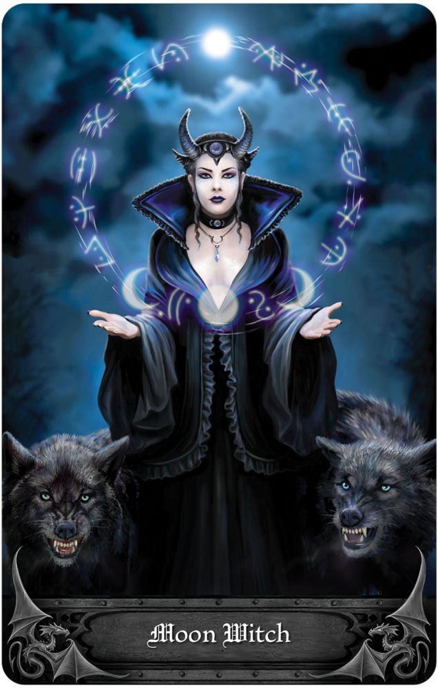 Anne Stokes Gothic Oracle card sharing the deck's luminous illustration style — Eternal Spirit