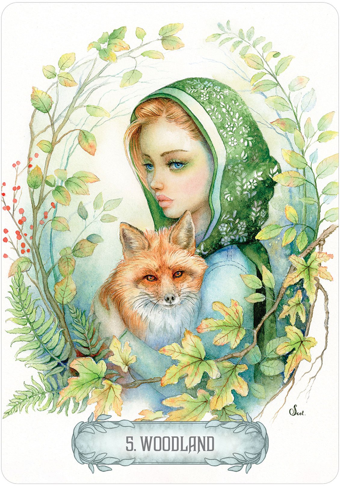 Oracle of Light & Dreams card revealing the deck's deeply layered symbolism — Eternal Spirit