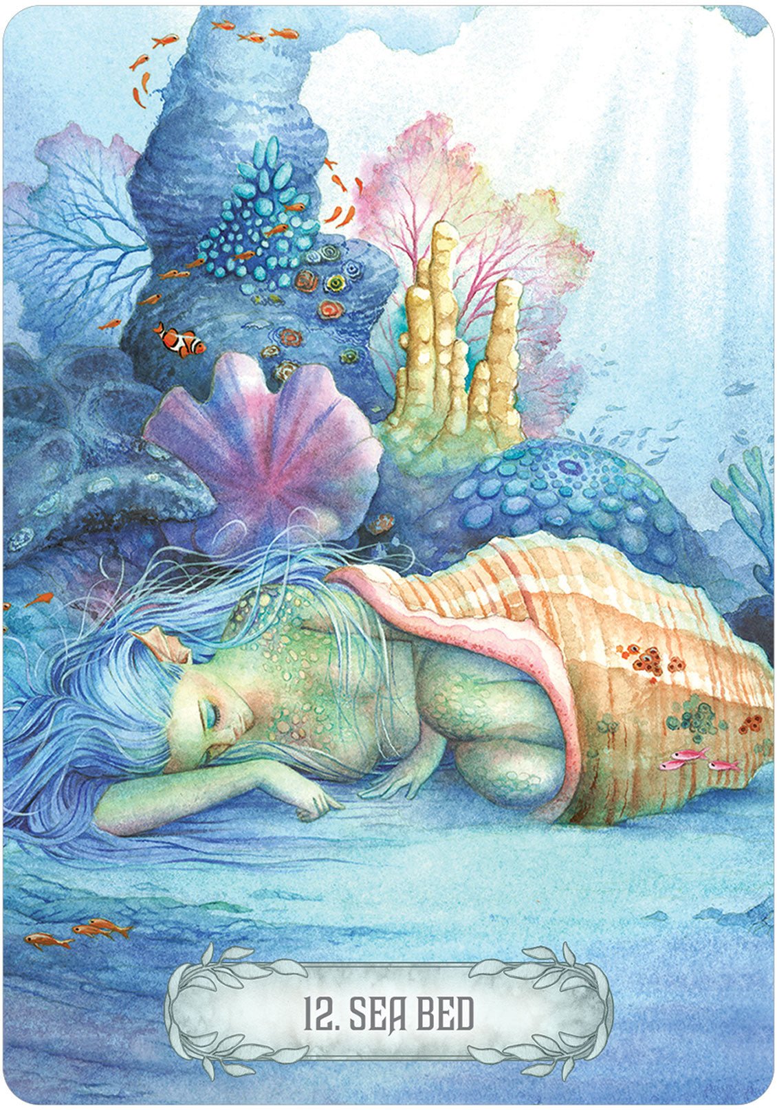Oracle of Light & Dreams card portraying the deck's otherworldly aesthetic — Eternal Spirit
