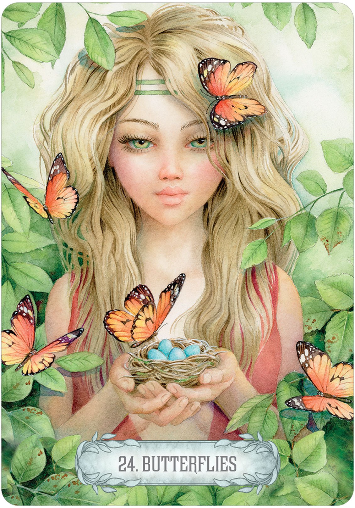 Oracle of Light & Dreams card exhibiting the deck's transformative card art — Eternal Spirit