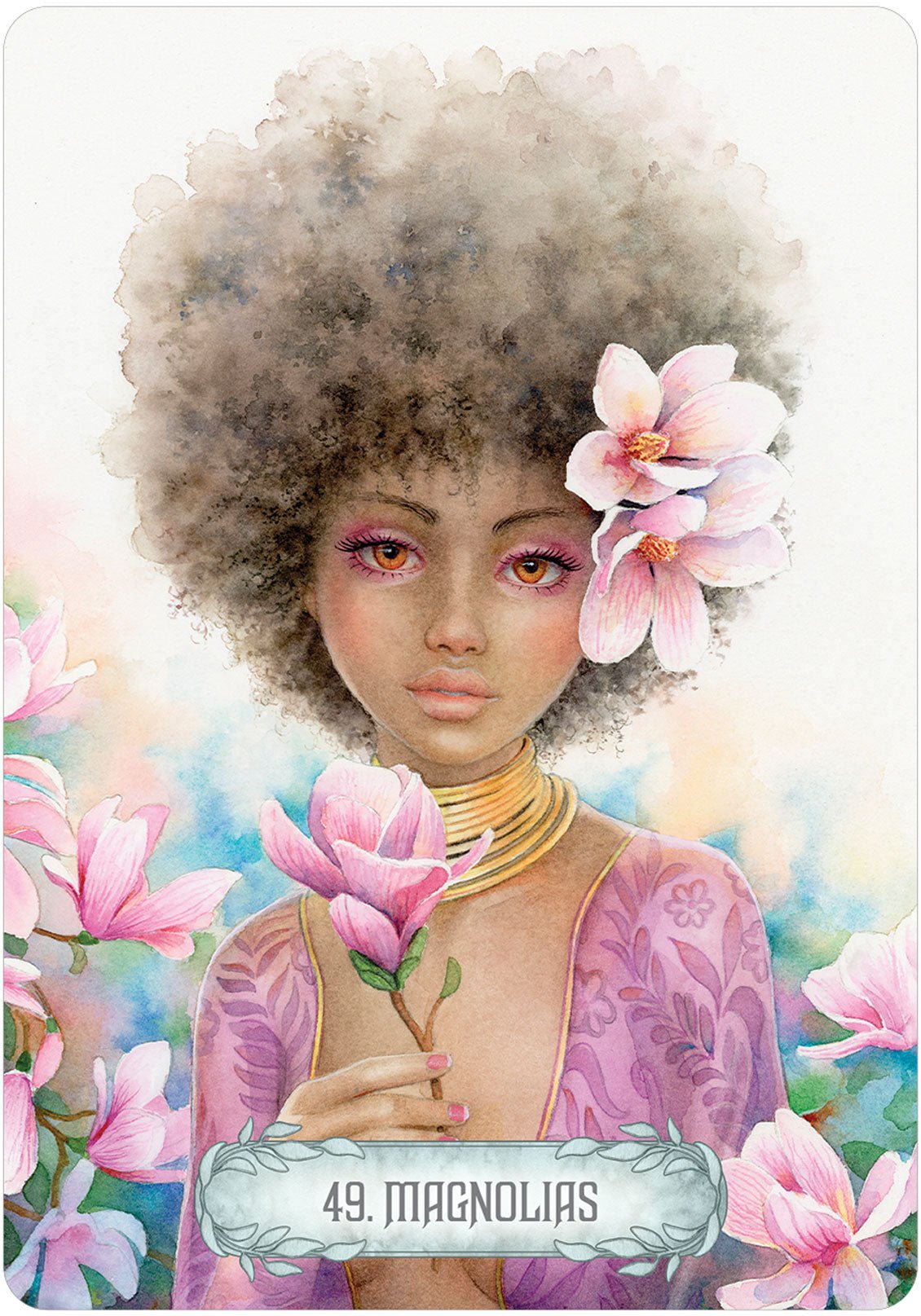 Oracle of Light & Dreams card revealing the deck's mystical artwork — Eternal Spirit