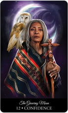 The Witching Hour Oracle card illuminating the deck's rich colour palette — Eternal Spirit