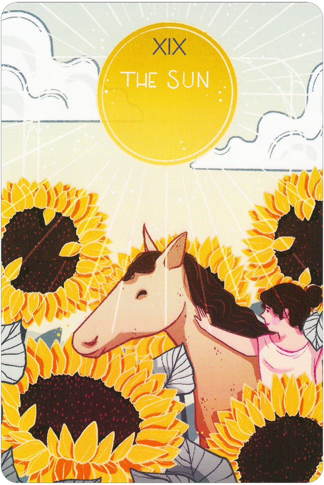 Tarot for Kids card highlighting the deck's symbolic art — Eternal Spirit