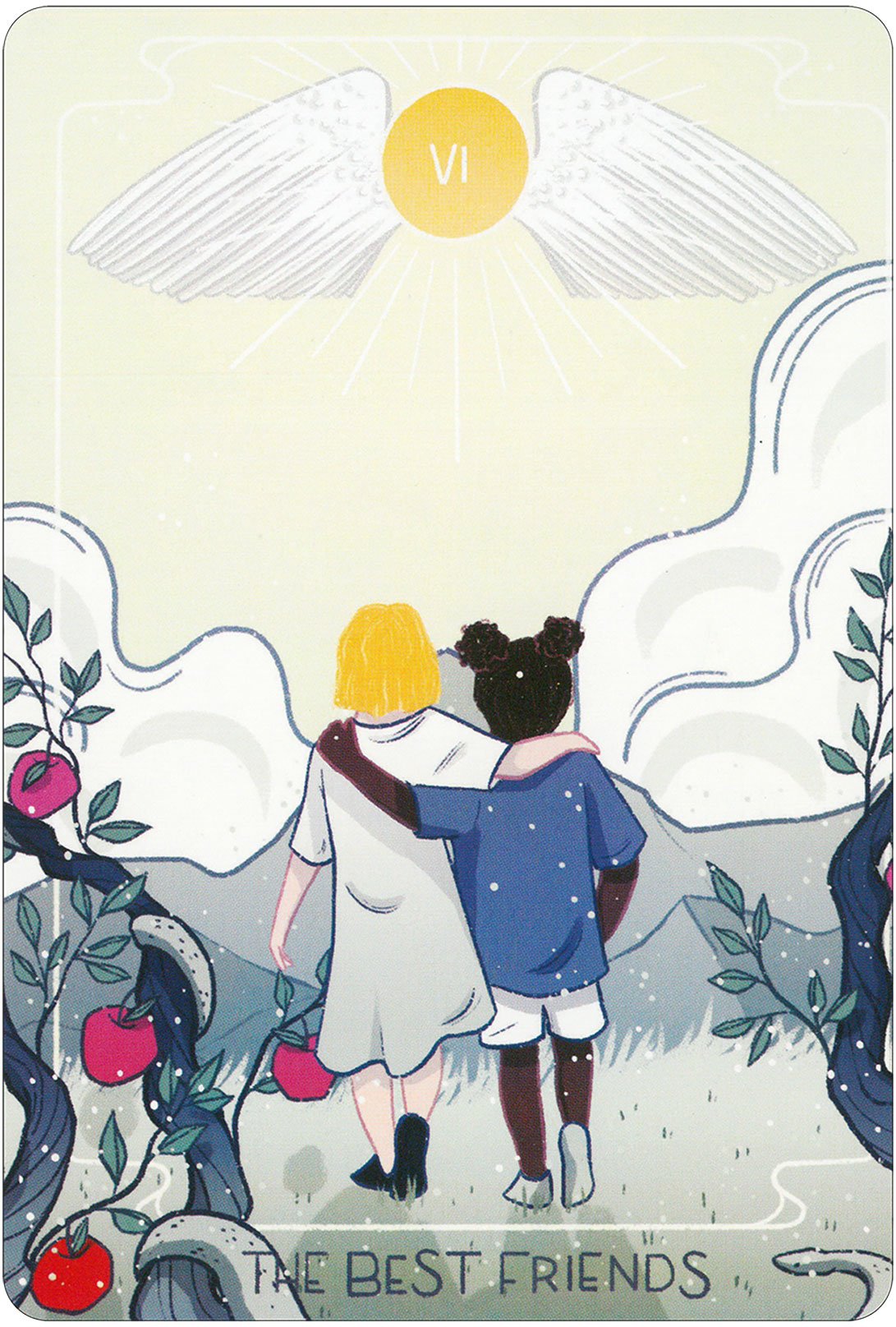 Tarot for Kids card presenting the deck's visionary illustrations — Eternal Spirit