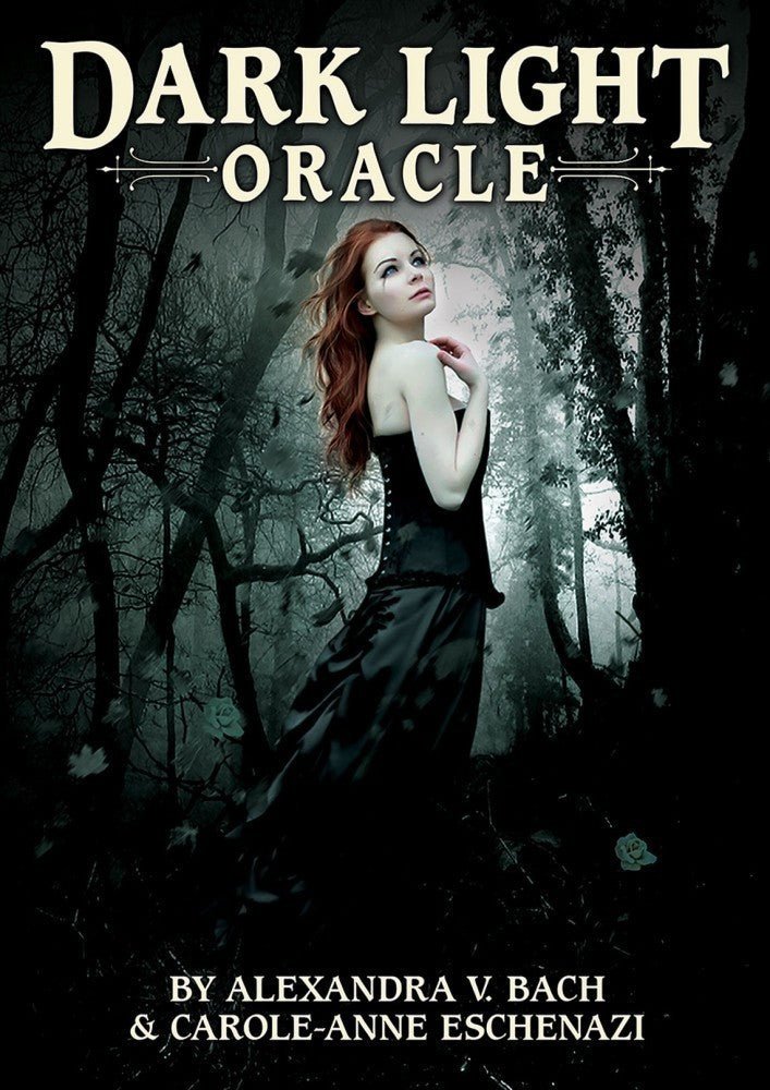 Dark Light Oracle dark blue box with ethereal woman in gothic style — Eternal Spirit